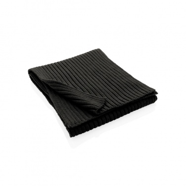 Logo trade promotional items image of: Impact AWARE™ Polylana® knitted scarf 180 x 25cm