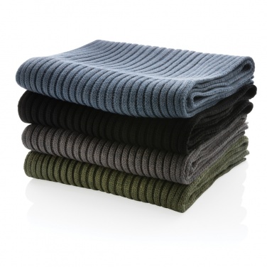 Logotrade corporate gift picture of: Impact AWARE™ Polylana® knitted scarf 180 x 25cm