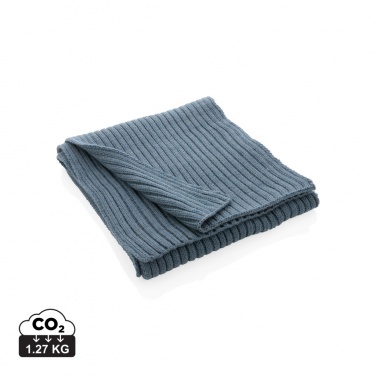Logotrade promotional item image of: Impact AWARE™ Polylana® knitted scarf 180 x 25cm