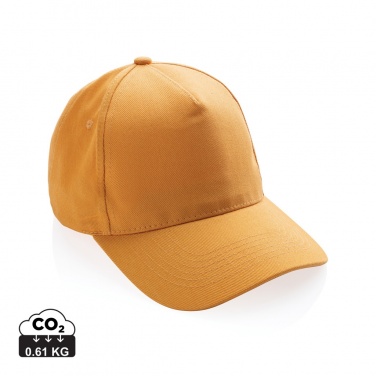 Logotrade promotional gift image of: Impact 5panel 280gr Recycled cotton cap with AWARE™ tracer
