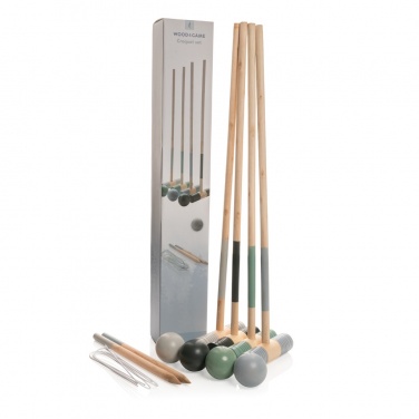 Logotrade corporate gift image of: Wooden croquet set