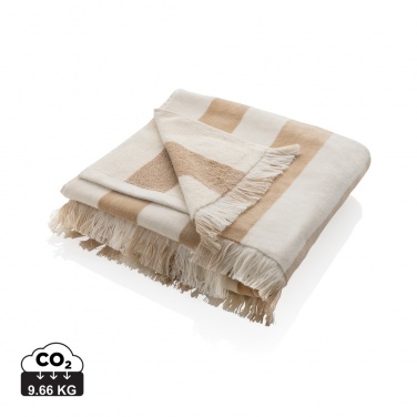 Logotrade corporate gifts photo of: Ukiyo Yukari AWARE™ XL deluxe beach towel 100x180cm
