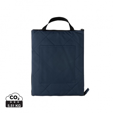 Logo trade corporate gift photo of: Impact Aware™ RPET foldable quilted picnic blanket