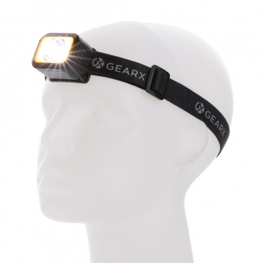 Logo trade promotional items picture of: Gear X RCS rPlastic heavy duty head torch