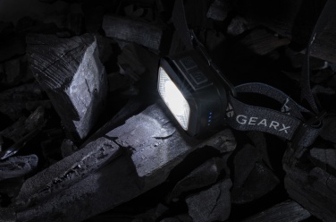 Logo trade promotional giveaways picture of: Gear X RCS rPlastic heavy duty head torch