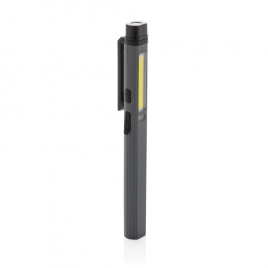 Logo trade promotional items picture of: Gear X RCS recycled plastic USB rechargeable pen light
