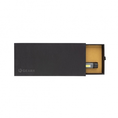 Logo trade promotional item photo of: Gear X RCS recycled plastic USB rechargeable pen light