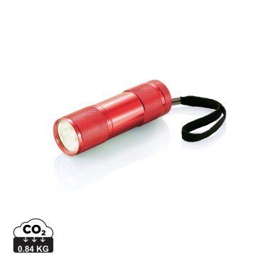 Logo trade promotional giveaways picture of: Quattro aluminium torch
