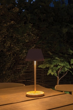 Logo trade promotional products picture of: Pure Glow RCS usb-rechargeable recycled plastic table lamp