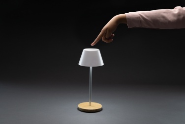 Logotrade business gift image of: Pure Glow RCS usb-rechargeable recycled plastic table lamp