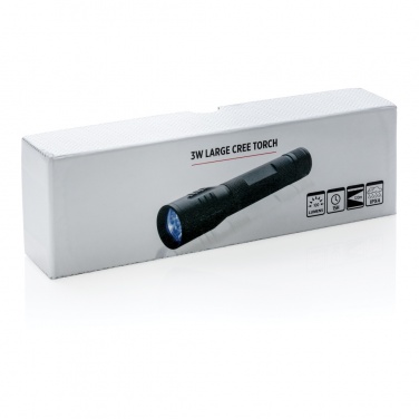 Logo trade promotional gift photo of: 3W large CREE torch