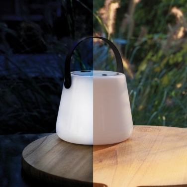 Logo trade promotional products image of: SolarGlow RCS recycled ABS USB-rechargeable outdoor light