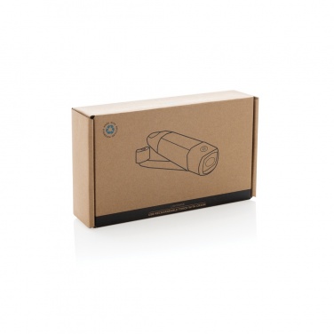 Logo trade advertising products picture of: Lightwave RCS rplastic USB-rechargeable torch with crank