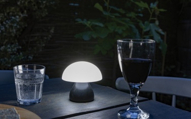Logotrade business gift image of: Luming RCS recycled plastic USB re-chargeable table lamp