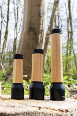 Logotrade promotional merchandise image of: Lucid 1W RCS certified recycled plastic & bamboo torch