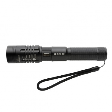Logotrade promotional gifts photo of: Gear X USB re-chargeable torch