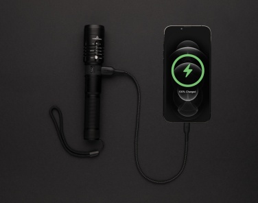 Logo trade promotional giveaway photo of: Gear X USB re-chargeable torch