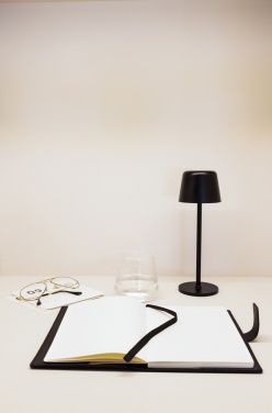 Logotrade advertising products photo of: Zenic RCS recycled plastic USB re-chargable table lamp