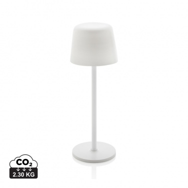 Logotrade promotional product picture of: Zenic RCS recycled plastic USB re-chargable table lamp