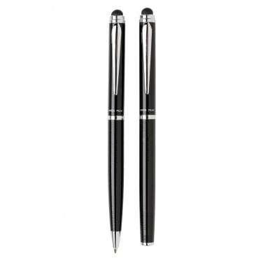 Logo trade promotional gifts picture of: Swiss Peak deluxe pen set