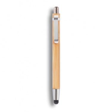 Logo trade promotional merchandise picture of: Bamboo stylus pen