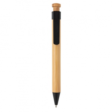 Logotrade promotional product image of: Bamboo pen with wheatstraw clip