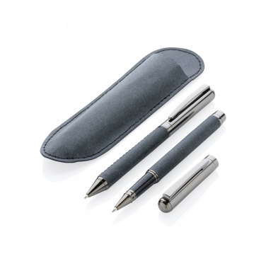 Logotrade promotional products photo of: Recycled leather pen set
