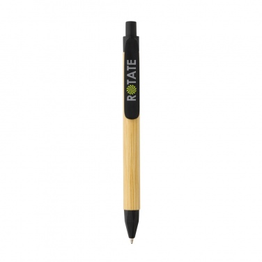 Logotrade corporate gift image of: Write responsible recycled paper barrel pen