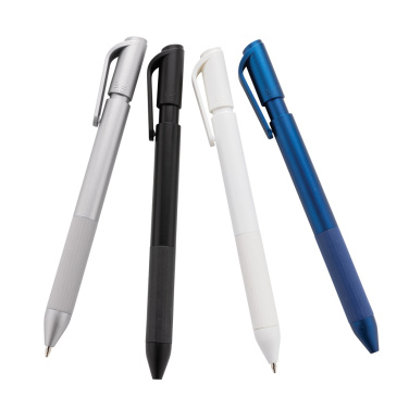 Logo trade promotional giveaways image of: TwistLock GRS certified recycled ABS pen