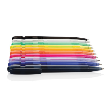 Logotrade promotional item picture of: Devin GRS certified RABS pen transparent