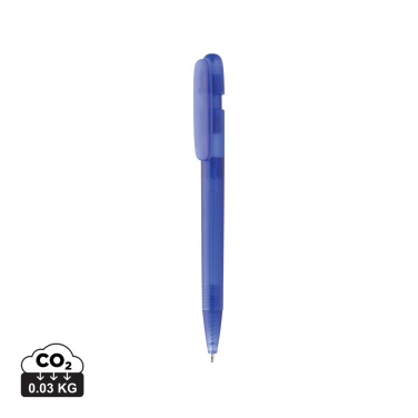 Logo trade promotional items picture of: Devin GRS certified RABS pen transparent