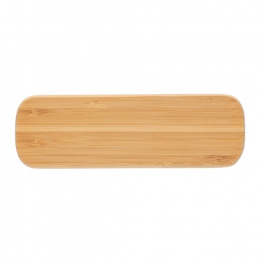 Logo trade promotional items picture of: Bamboo pen in box