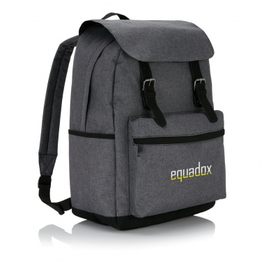 Logo trade corporate gifts picture of: Laptop backpack with magnetic buckle straps