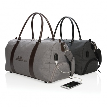 Logotrade promotional products photo of: Weekend bag with USB A output