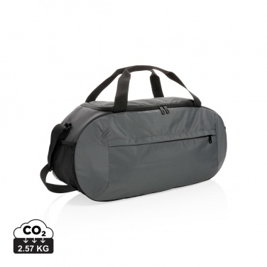Logo trade promotional gifts image of: Impact AWARE™ RPET modern sports duffel