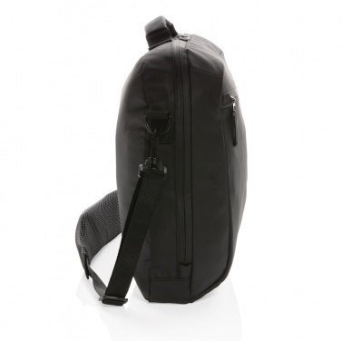 Logotrade promotional merchandise image of: Fashion black 15.6" laptop bag PVC free