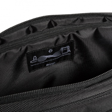 Logo trade business gift photo of: Swiss Peak RPET Voyager RFID 15.6" laptop bag