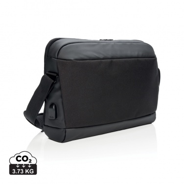 Logotrade advertising products photo of: Madrid RFID USB 15.6" laptop bag PVC free