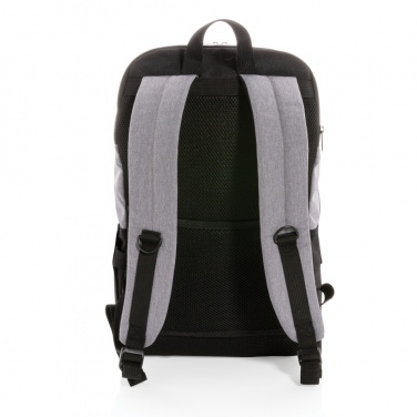 Logo trade promotional merchandise image of: Modern 15.6" USB & RFID laptop backpack PVC free