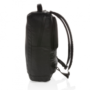 Logo trade corporate gifts picture of: Fashion black 15.6" laptop backpack PVC free