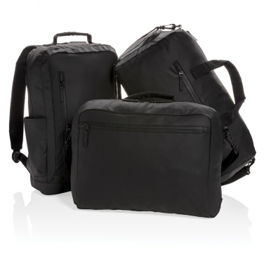Logo trade advertising product photo of: Fashion black 15.6" laptop backpack PVC free