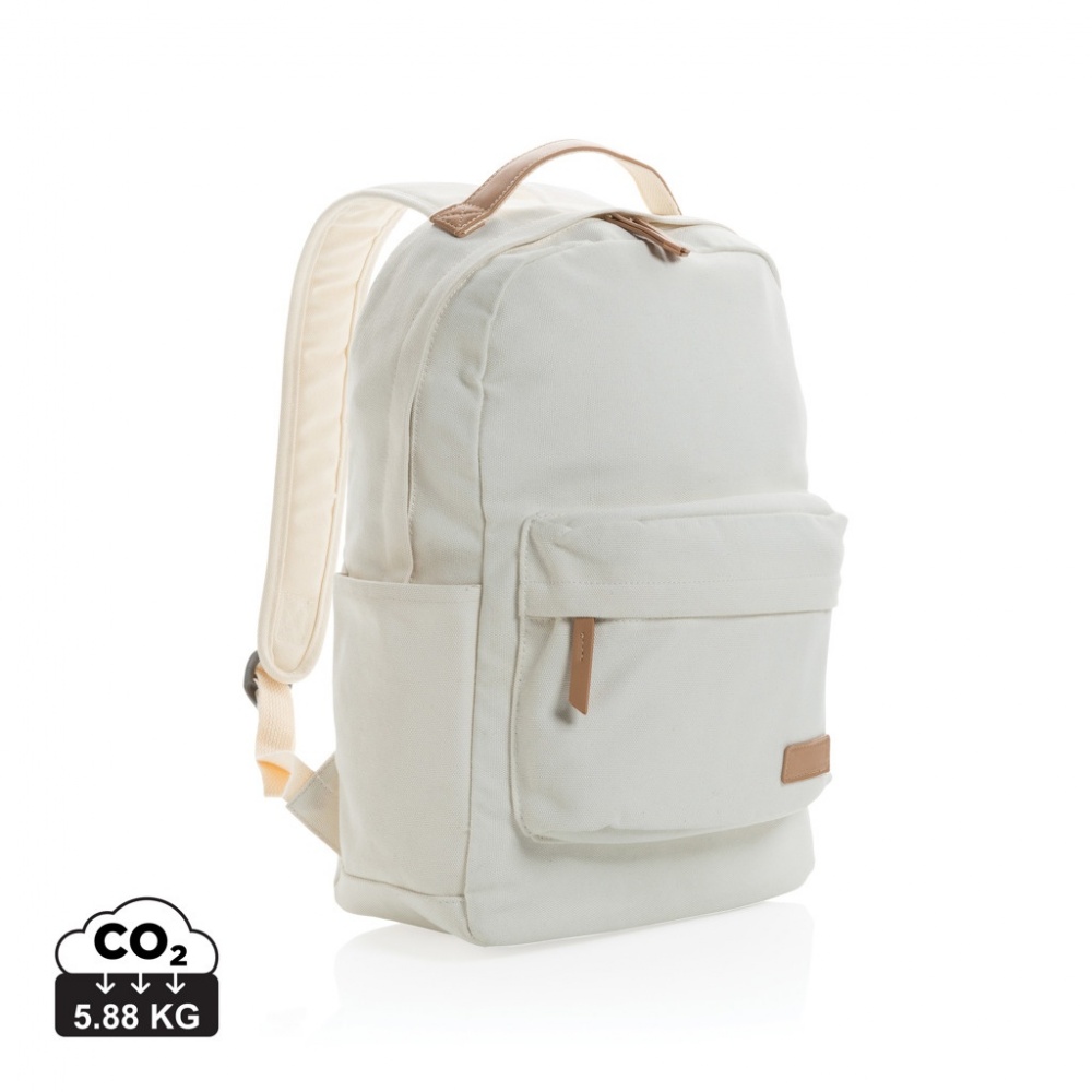Logotrade promotional items photo of: Impact AWARE™ 16 oz. recycled canvas backpack