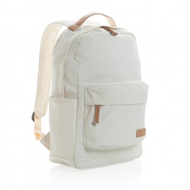 Logo trade promotional gifts image of: Impact AWARE™ 16 oz. recycled canvas backpack