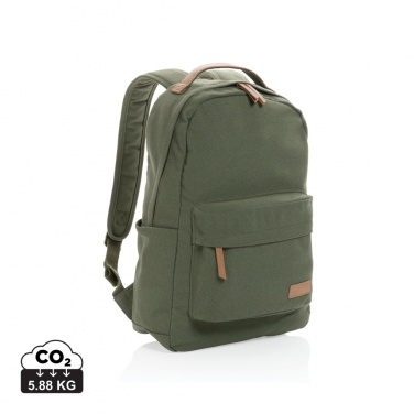 Logotrade promotional gift image of: Impact AWARE™ 16 oz. recycled canvas backpack