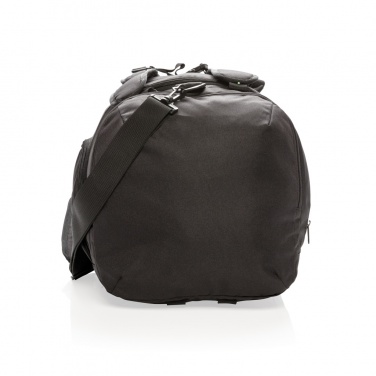 Logo trade promotional items image of: Swiss Peak RFID sports duffel & backpack