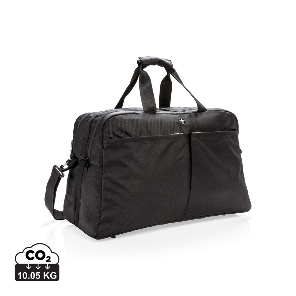 Logotrade promotional giveaways photo of: Swiss Peak RFID duffle with suitcase opening