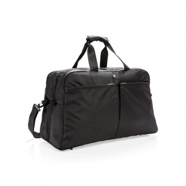 Logo trade promotional merchandise image of: Swiss Peak RFID duffle with suitcase opening
