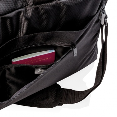 Logo trade promotional giveaways picture of: Swiss Peak RFID duffle with suitcase opening