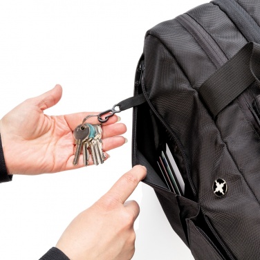 Logotrade promotional merchandise photo of: Swiss Peak RFID duffle with suitcase opening