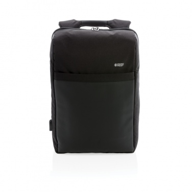 Logotrade corporate gift image of: Swiss Peak 15" anti-theft RFID & USB backpack PVC free